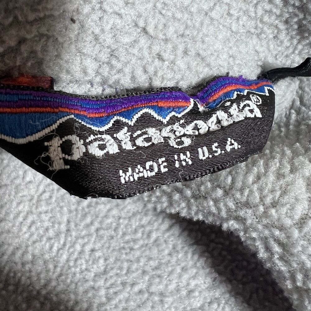 Vintage Patagonia Shelled Synchilla Full Zip Jacket Made In USA Women's Large - Picture 10 of 14